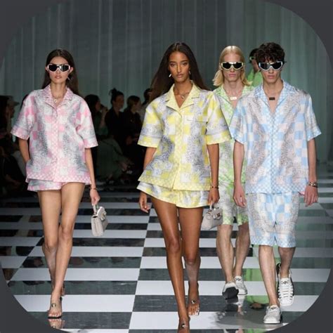 versace kinderoorbellen|versace spring summer 2024.